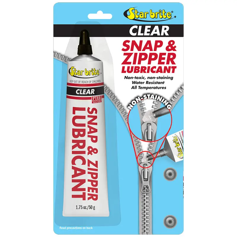 Star Brite Snap Zipper Lubricant – Clear Multi-Use Formula, 1.75 Oz (Model 89102P) 1