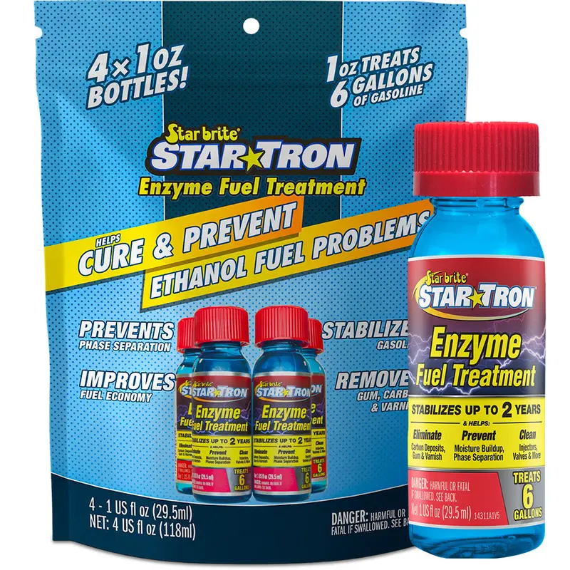 Star Brite Star-Tron Enzyme Fuel Treatment – Classic Gas Formula (4 × 1 Oz) 1