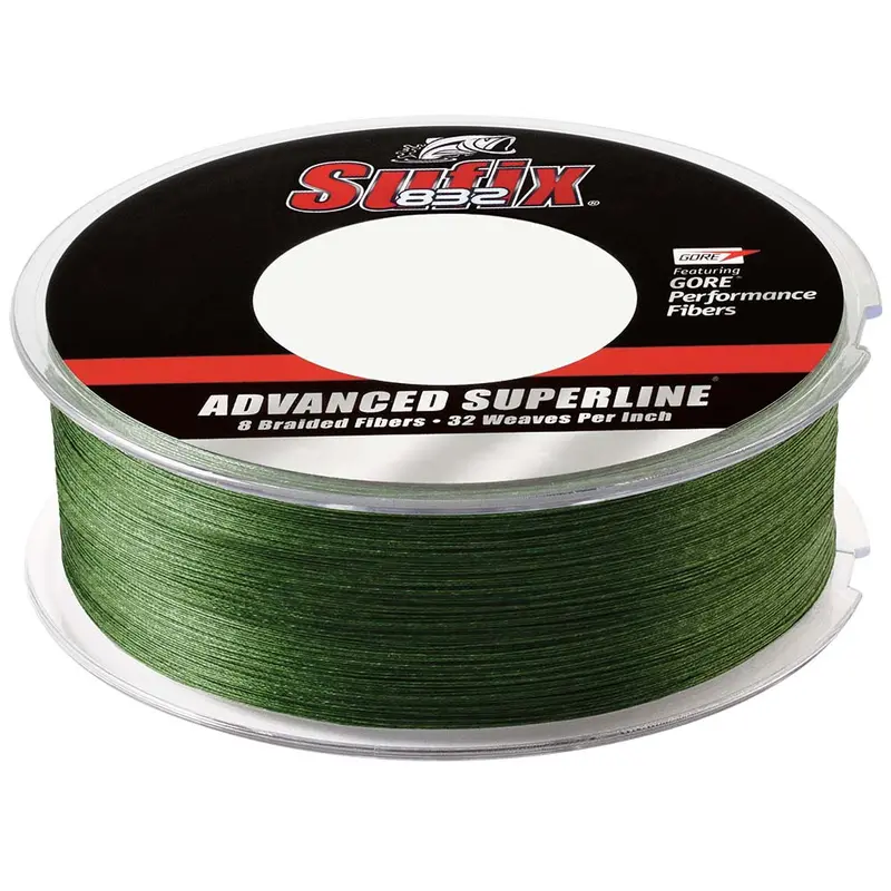 Sufix 832 Superline Braid Fishing Line – 15 Lb Test, Low-Visibility Green, 600-Yard Spool 1