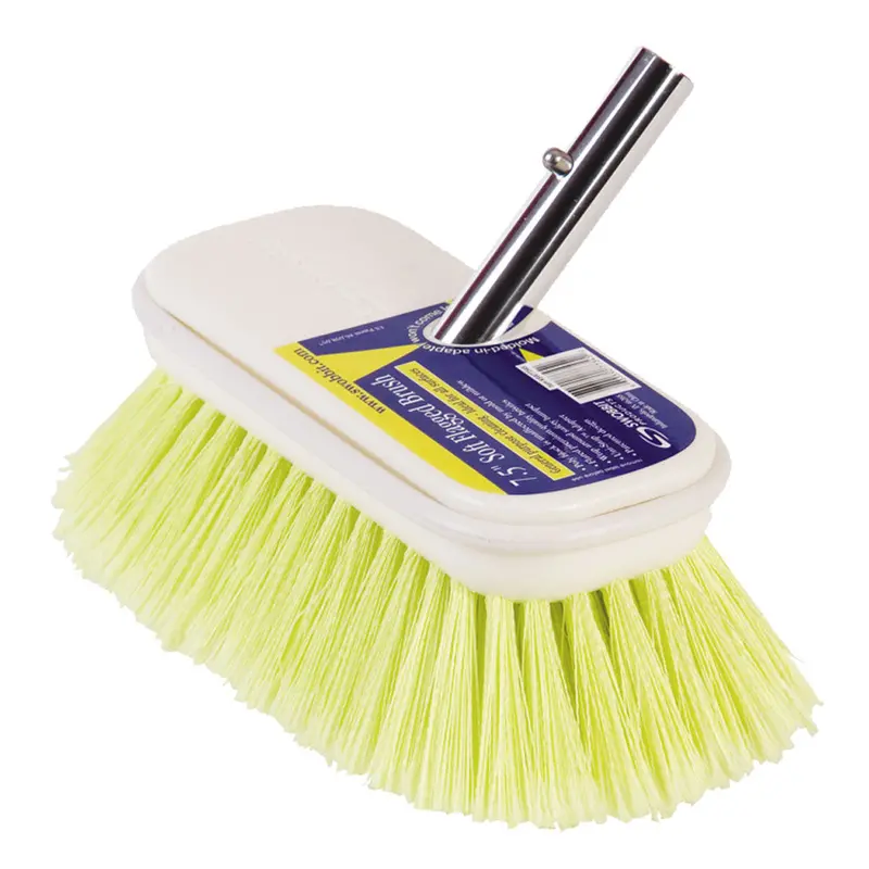 Swobbit 7.5-Inch Soft-Flagged Brush – Yellow Gentle-Clean Bristles [Sw77345] 1