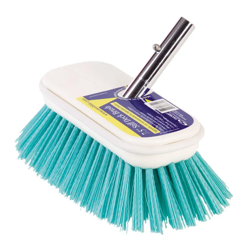 Swobbit 7.5-Inch Stiff Bristle Cleaning Brush – Green Handle 1