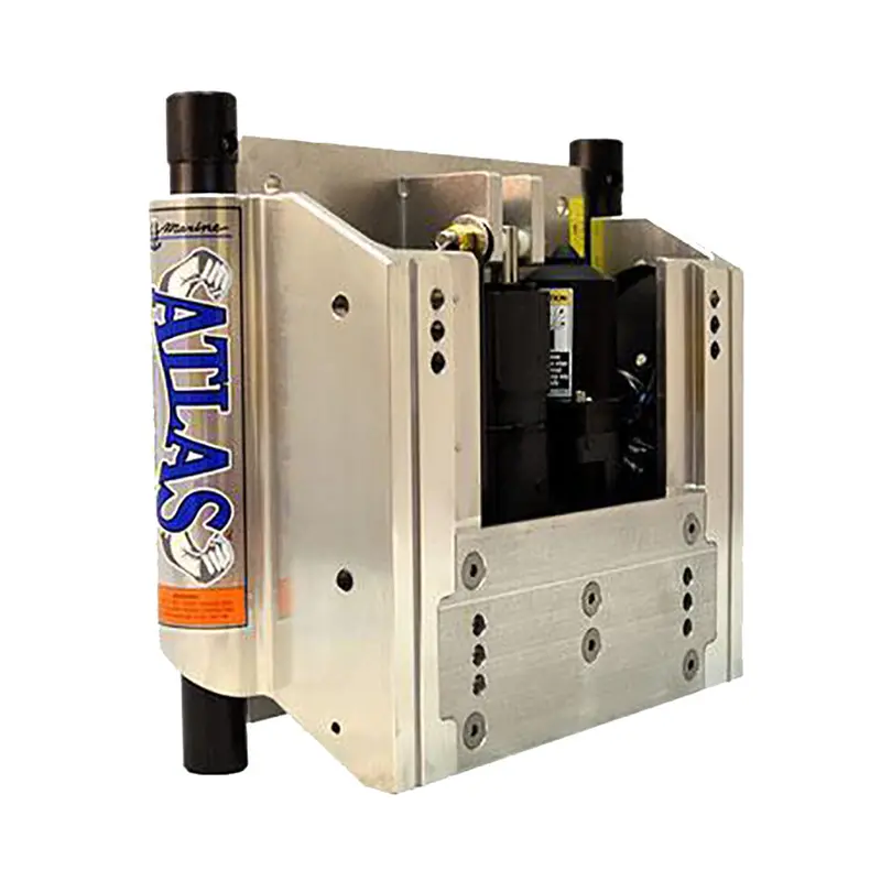 T-H Marine Atlas 4-Inch Hydraulic Jack Plate – Standard Setback, Polished Finish [Ahjc-4V-Dp] 1