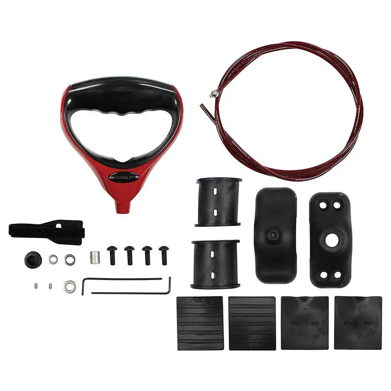 T-H Marine Gfh-Ca1R-Dp G-Force Trolling Motor Control Cable With Clamp – Red Finish 1