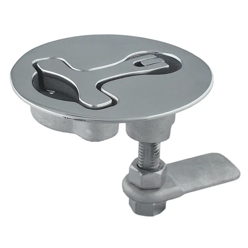 Taco Stainless Steel 3-Inch Round Latch-Tite Lifting Handle 1