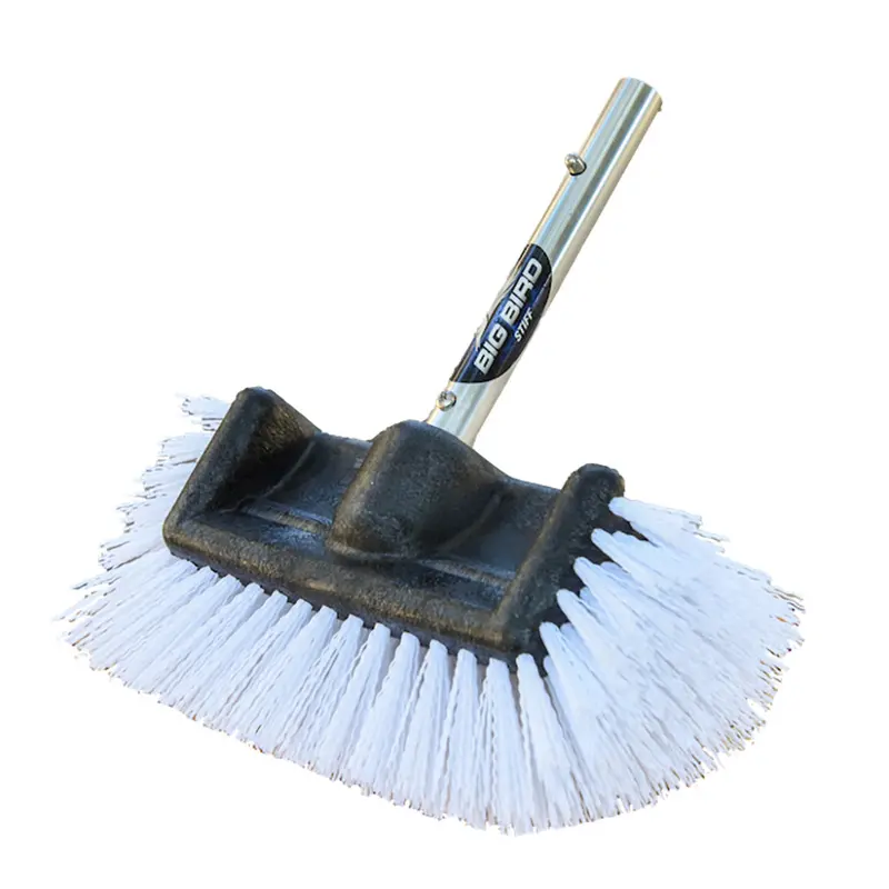 Td Mop Big Bird Stiff-Bristle Cleaning Brush – White Handle [Bbstifwhit] 1