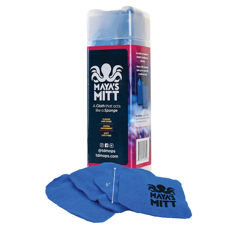 Td Mop Maya’S Mitt Mini Detailing Sponge Cloths – 6" × 6", 4-Piece Set [Mmsmall] 1