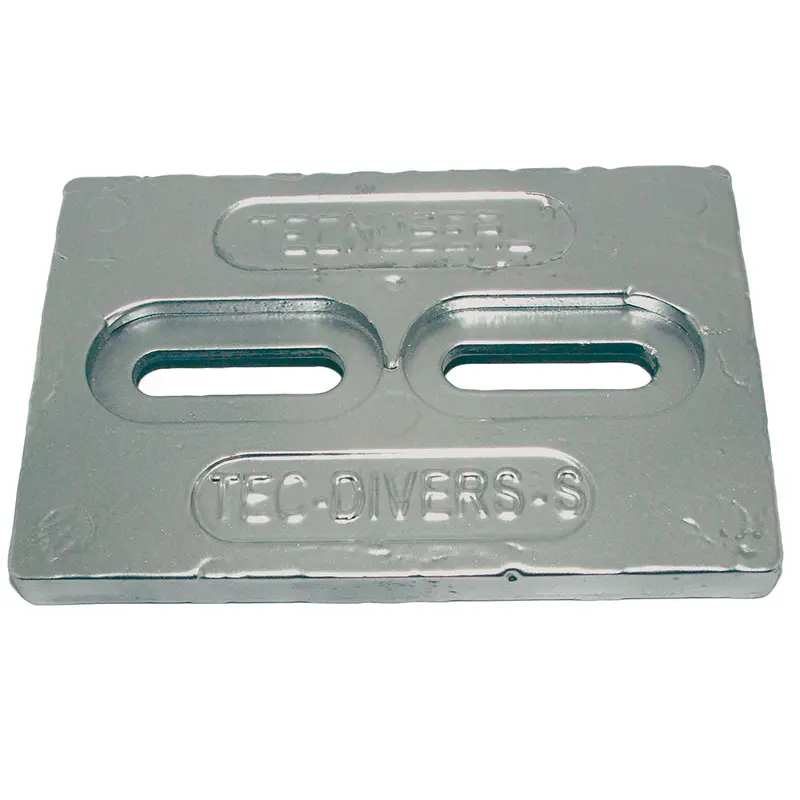 Tecnoseal 6" × 4" × 1⁄2" Mini Zinc Anode Plate [Tec-Divers-S] 1