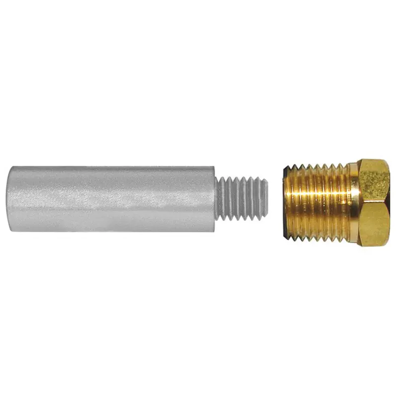 Tecnoseal E2 Brass-Capped Pencil Zinc Anode For Marine Applications 1