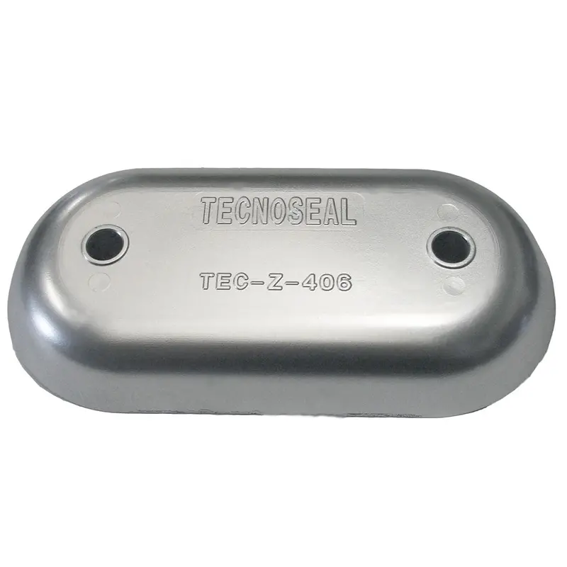 Tecnoseal Zinc Hull Plate Anode – Standard Z406 Size (Tec-Z-406) 1