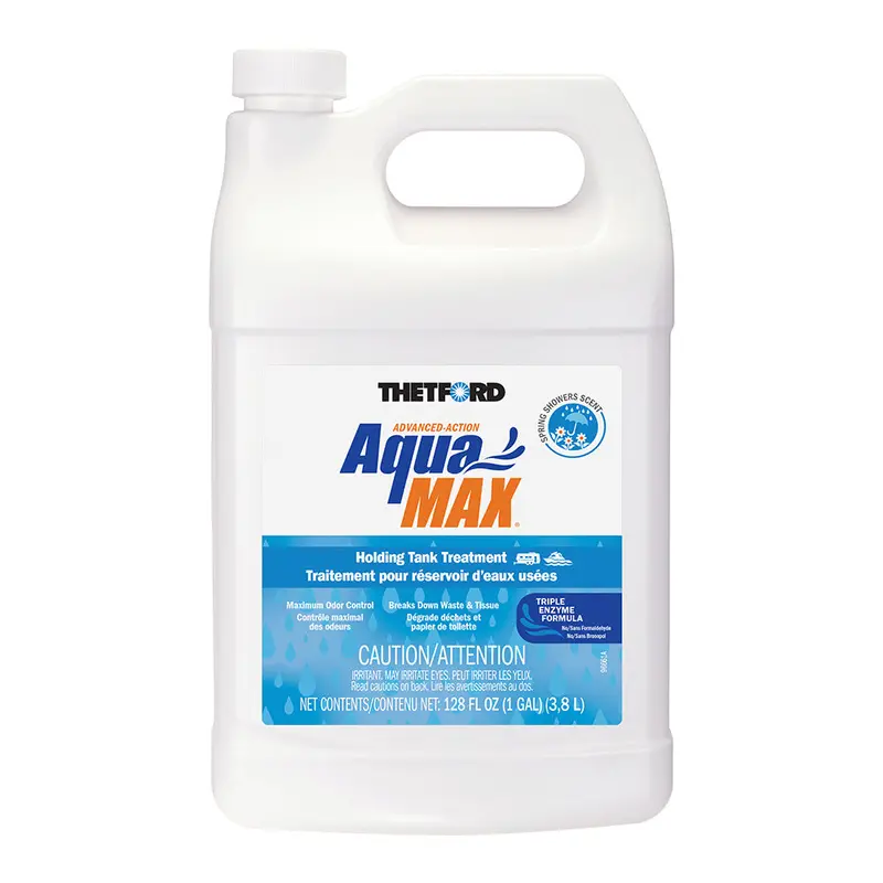Thetford Aquamax Holding Tank Treatment – 1-Gallon Spring Shower Scent Formula, Model 96637 1