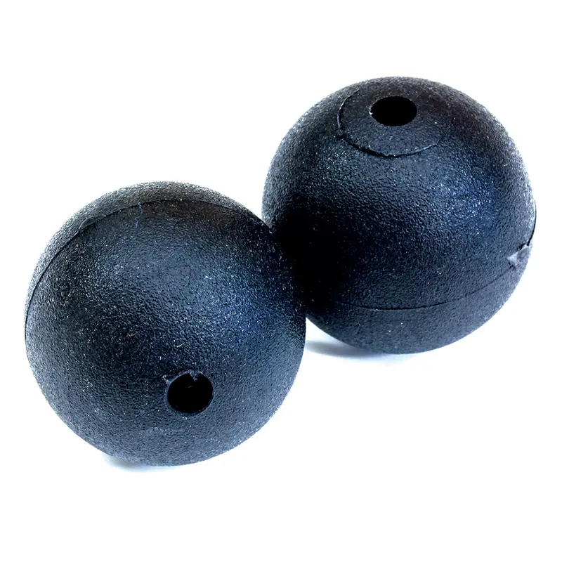 Tigress 1-1/4" Black Plastic Outrigger Stops – Durable Pair – Model 88690 1