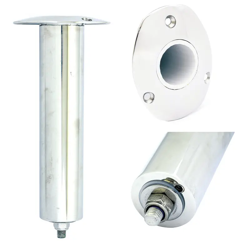 Tigress 3-Hole Swivel Oval Rod Holder – Straight Mount, 10.5-Inch 1