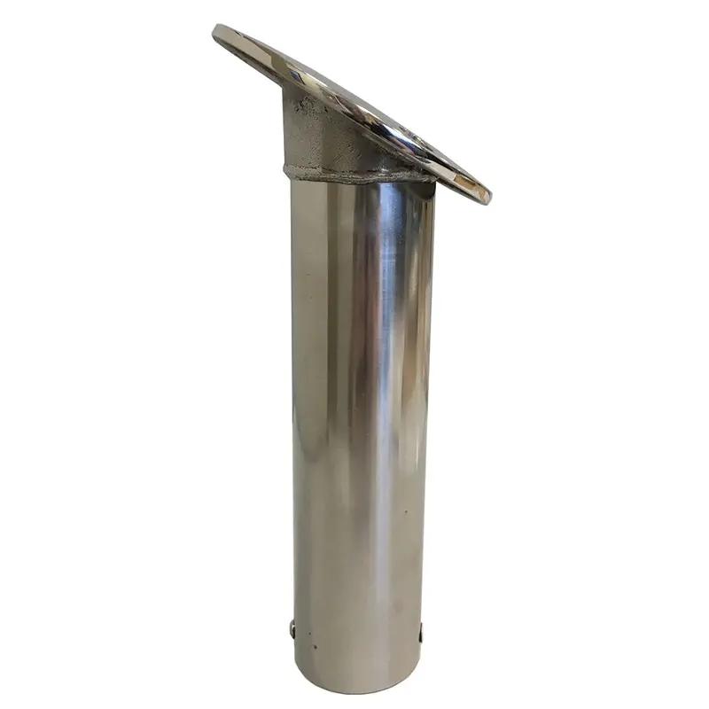 Tigress Economy Gunwale-Mount Rod Holder – 30-Degree Angle, Stainless Steel 1