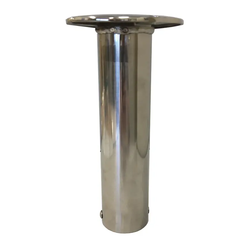 Tigress Economy Gunwale-Mount Rod Holder – Vertical (0-Degree) Position, Stainless Steel 1
