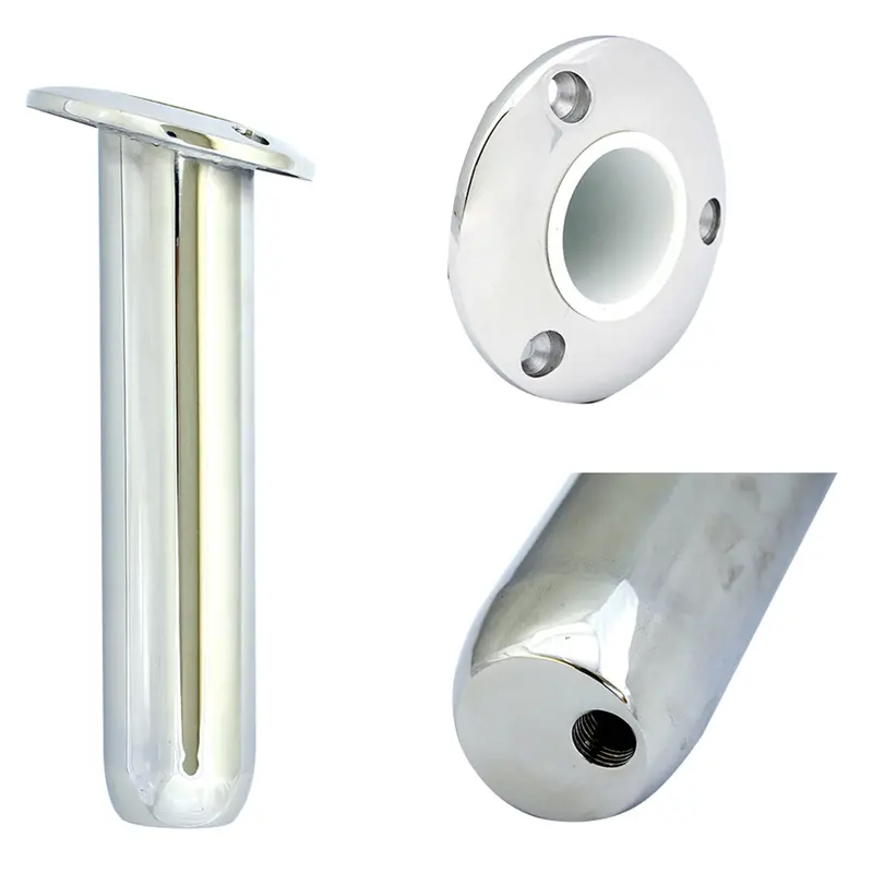 Tigress Round Head Closed-Base Rod Holder – 15° Forward Tilt, 9-Inch 1