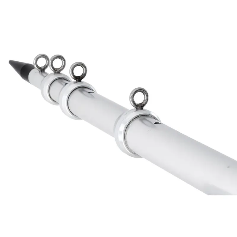 Tigress Xd Silver Telescoping Aluminum Outrigger Poles (18-Foot, 1.5" Od) 1