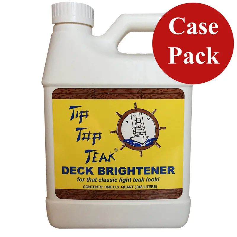 Tip Top Teak Deck Brightener – Quart Size (Sold By Case Of 12) [Tb 3001Case] 1
