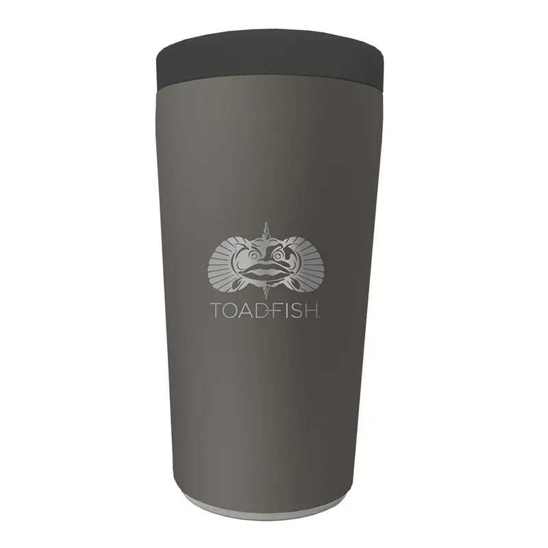 Toadfish 5006 Non-Tipping Can Cooler 2.0 – Universal Fit, Graphite Finish 1