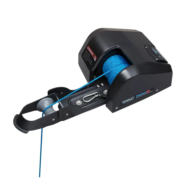 Trac Outdoor Pontoon-Specific Electric Anchor Winch – 35 Lb Capacity, G3 Series (Model 69003) 1