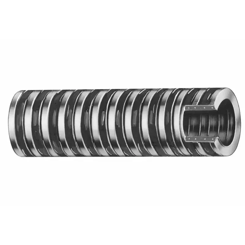 Trident Marine 1-1/8-Inch X 50-Foot Heavy-Duty Clear Pvc Bilge & Livewell Hose With Black Helix Reinforcement 1