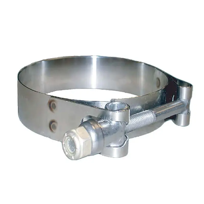 Trident Marine 3/4-Inch 316 Stainless Steel T-Bolt Clamp — 8.25–8.69-Inch Range (10-Pack) 1