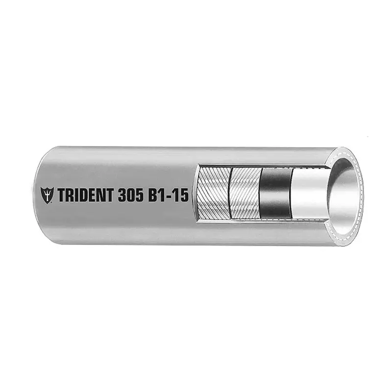 Trident Marine 3/8-Inch Epa-Compliant B1-15 Barrier Fuel Line – Gray, Low-Permeation [305-0386-Ft] 1