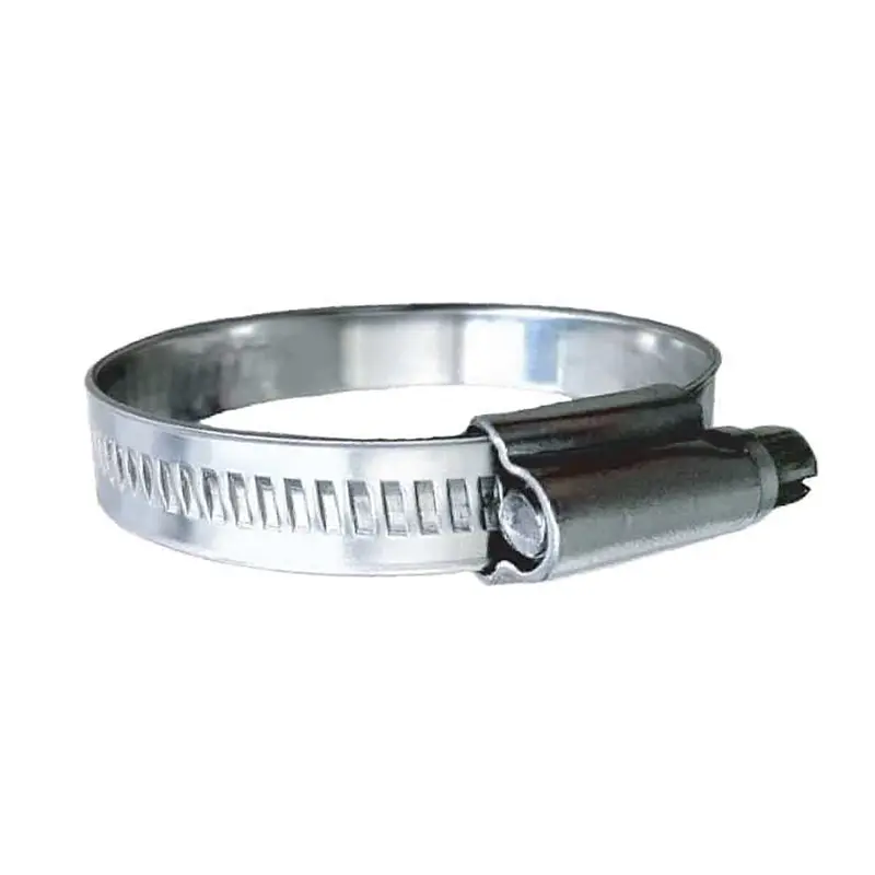 Trident Marine 316 Stainless Steel Non-Perforated Worm Gear Clamp – 15/32" Band, 2"–2-9/16" Range, 10-Pack [710-2001] 1