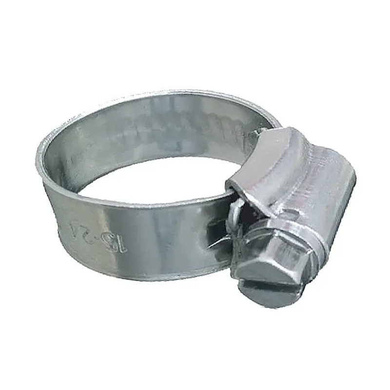 Trident Marine 316 Stainless Steel Non-Perforated Worm Gear Clamp – 3/8" Band, 5/16"–9/16" Range, 10-Pack [705-0141] 1