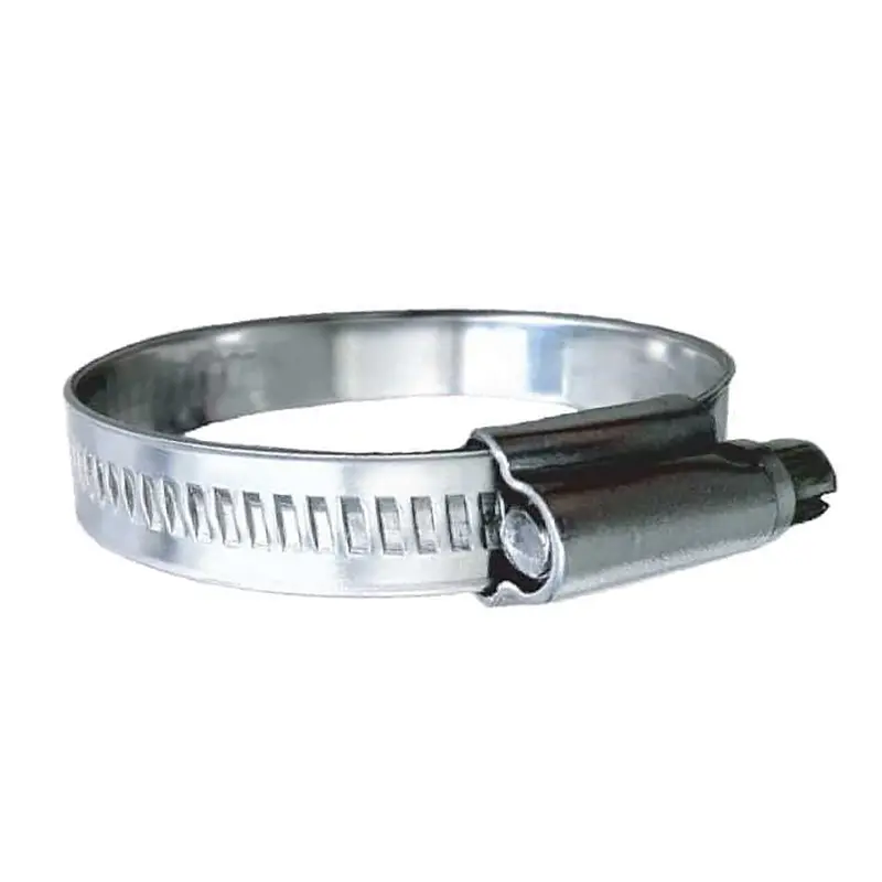 Trident Marine 316 Stainless Steel Non-Perforated Worm Gear Hose Clamp – 15/32" Band, 1.75–2.25" Range, 10-Pack (710-1121) 1