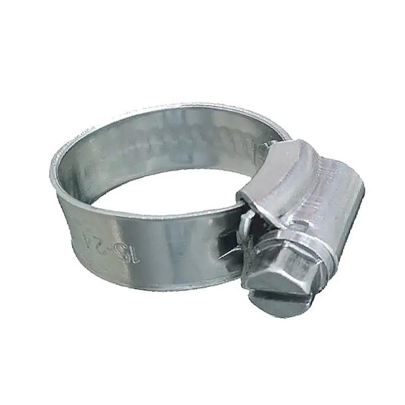 Trident Marine 316 Stainless Steel Non-Perforated Worm Gear Hose Clamp – 3/8-Inch Band Width, 11/32–25/32-Inch Adjustable Range, Sae Size 6 (10-Pack, Model 705-0381) 1