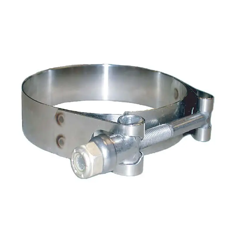 Trident Marine 316 Stainless Steel T-Bolt Clamp – 3/4" Band, 5.37"–5.94" Range, 10-Pack (Long) [720-5001L] 1