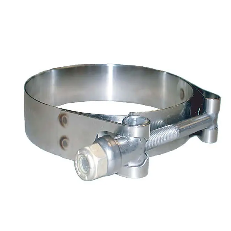 Trident Marine 316 Stainless Steel T-Bolt Clamp – 3/4" Band, 8.62"–9.19" Range, 10-Pack (Long) [720-8001L] 1