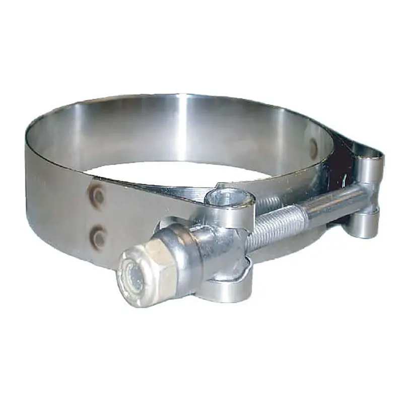 Trident Marine 316 Stainless Steel T-Bolt Clamp – 3/4" Band, Adjustable 6.30–6.74" Diameter [720-6000] 1