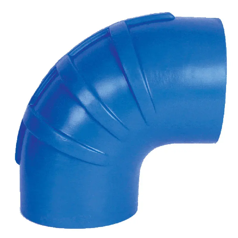 Trident Marine 5-Inch Id Blue Silicone Wet Exhaust Elbow – 90° Angle [290V5000-S/S] 1