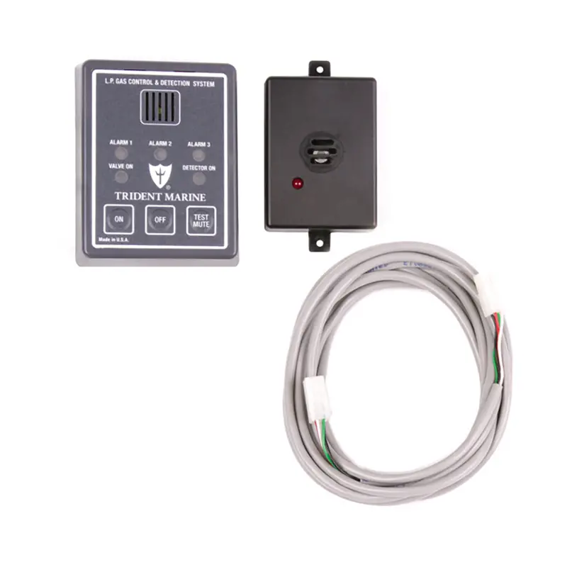 Trident Marine Full-Gas Detection Panel – 12/24V, Includes Sensor & 10' Cable (No Solenoid) 1