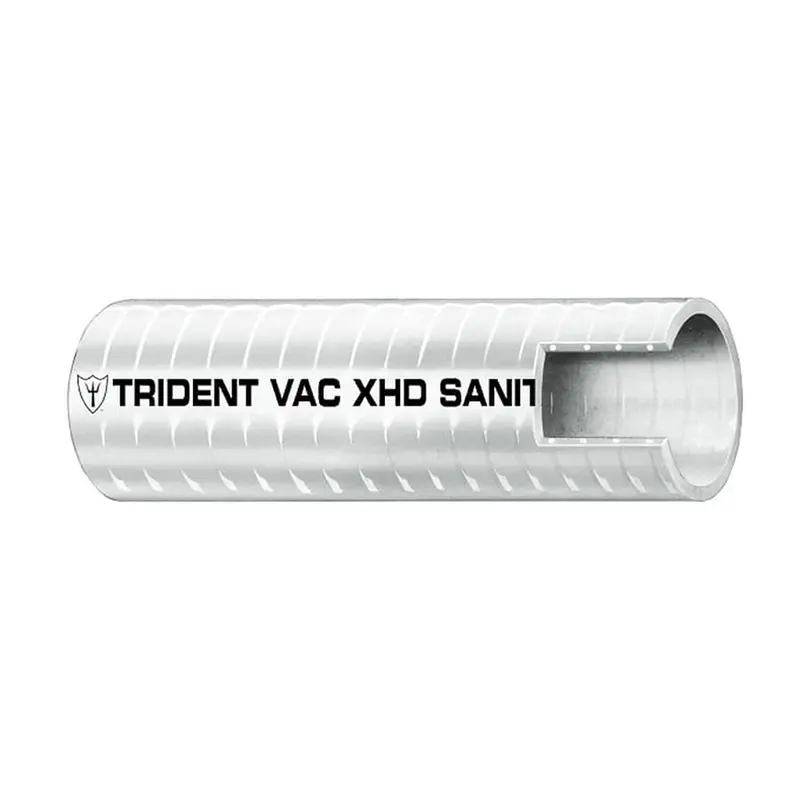 Trident Marine White Vac Xhd Sanitation Hose – 1" Id, Hard Pvc Helix Construction, Sold By The Foot [148-1006-Ft] 1