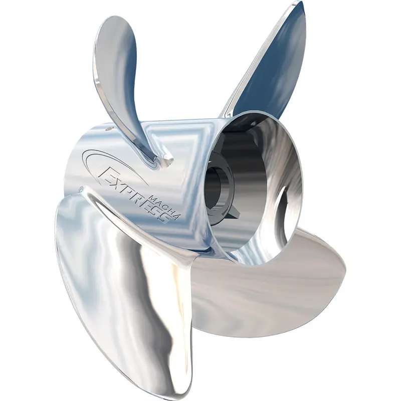 Turning Point Express Mach4 Propeller – Right-Hand, 4-Blade Stainless Steel, 15.3" X 13" (Model 31501330) 1