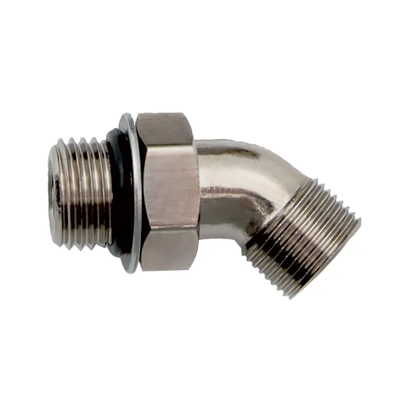Uflex Af45 Adjustable 45° Fitting For Up-Series Helm Orb 6 To 3/8" Compression Connections 1
