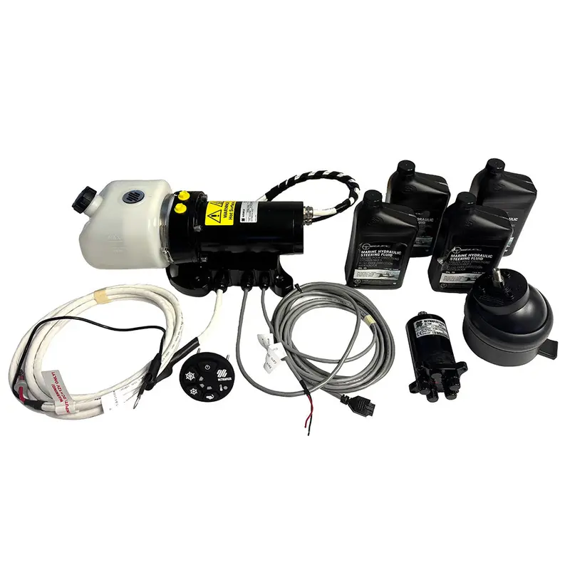 Uflex Masterdrive Steering Retrofit Kit – Single Station, Tilt Helm + 40Cc Power Unit 1