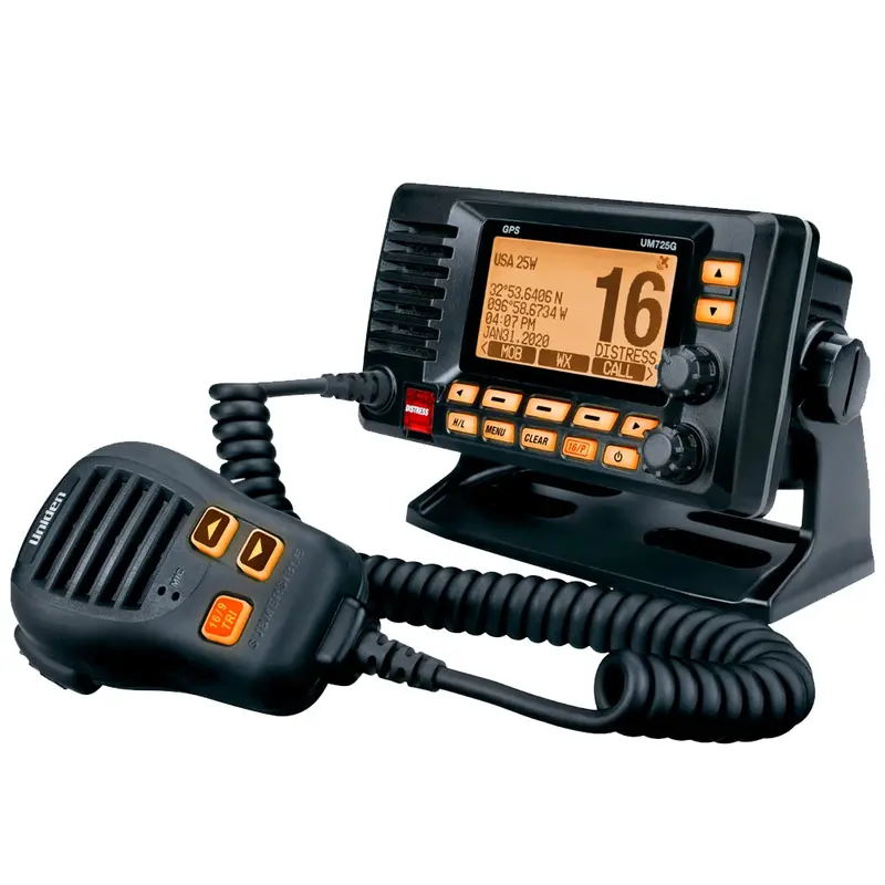 Uniden Um725 Fixed-Mount Vhf Radio With Gps & Bluetooth – Black Version 1