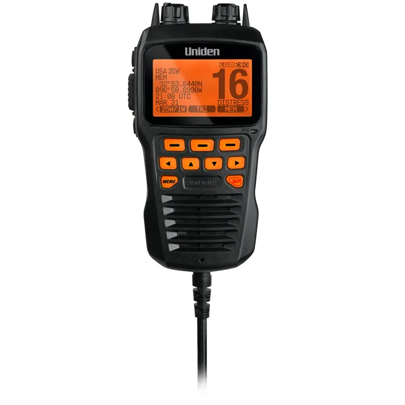 Uniden Umrmic Remote Microphone For Um725 Vhf Radios – Black 1