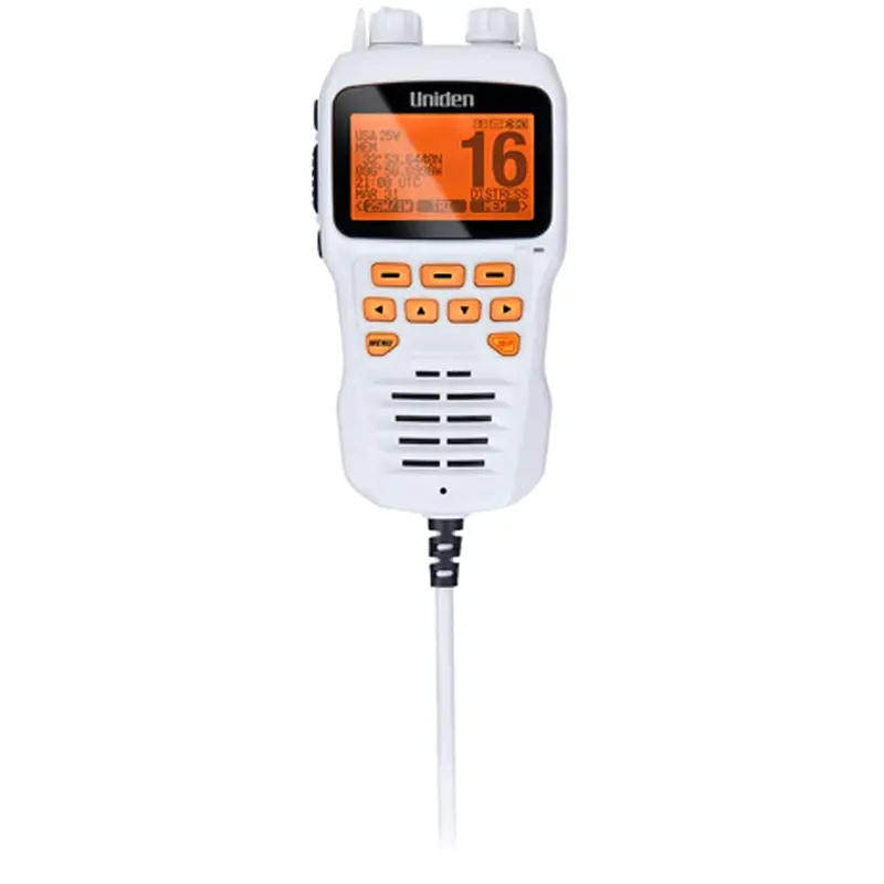 Uniden Umrmic Remote Microphone For Um725 Vhf Radios – White 1