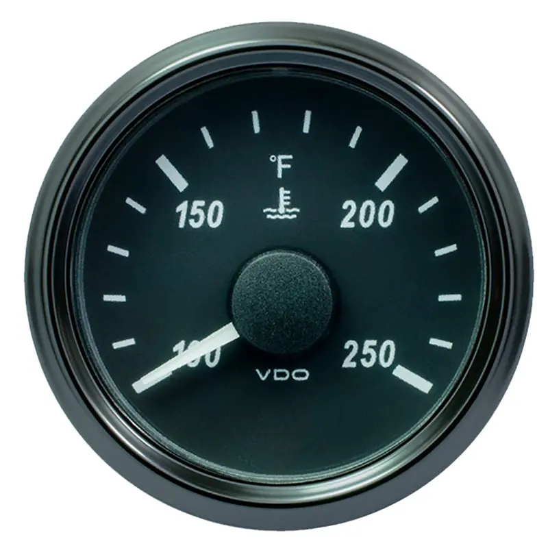 Vdo Singleviu 52Mm Analog Water Temperature Gauge – 250°F Range, 291–22 Ohm Sender Compatibility 1