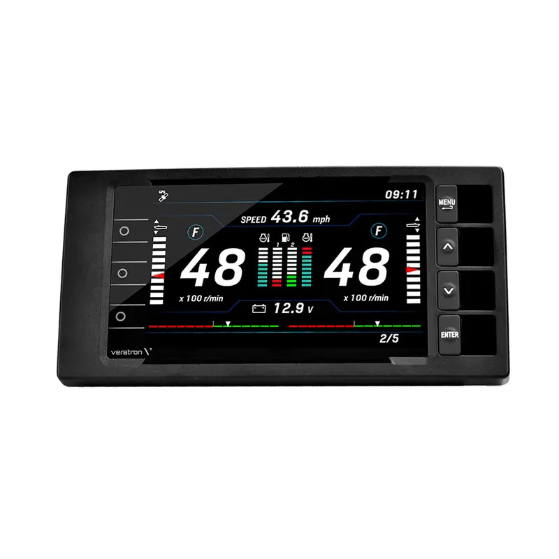 Veratron A2C1865330001 7" Oceanlink Nmea 2000 Certified Tft Display Gateway – Black Housing 1