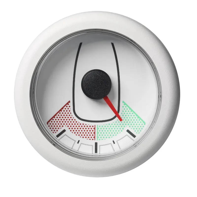 Veratron Oceanlink 52Mm Rudder Angle Gauge – Left/Right Readout, White Dial & Bezel 1