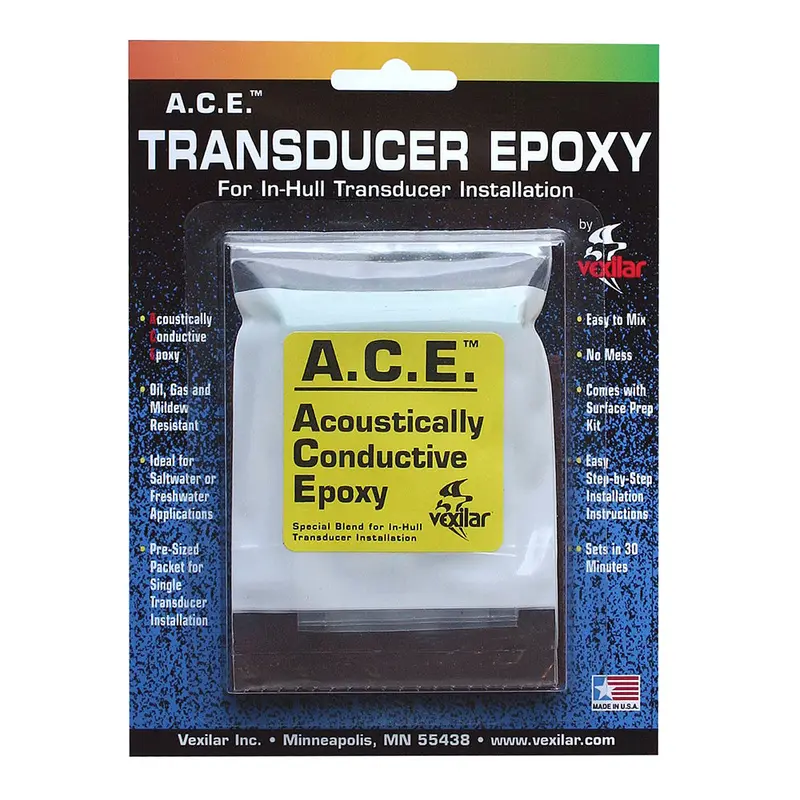 Vexilar A.C.E. Transducer Epoxy Kit – Waterproof Bonding Compound For Transducer Mounting (Model Ace001) 1