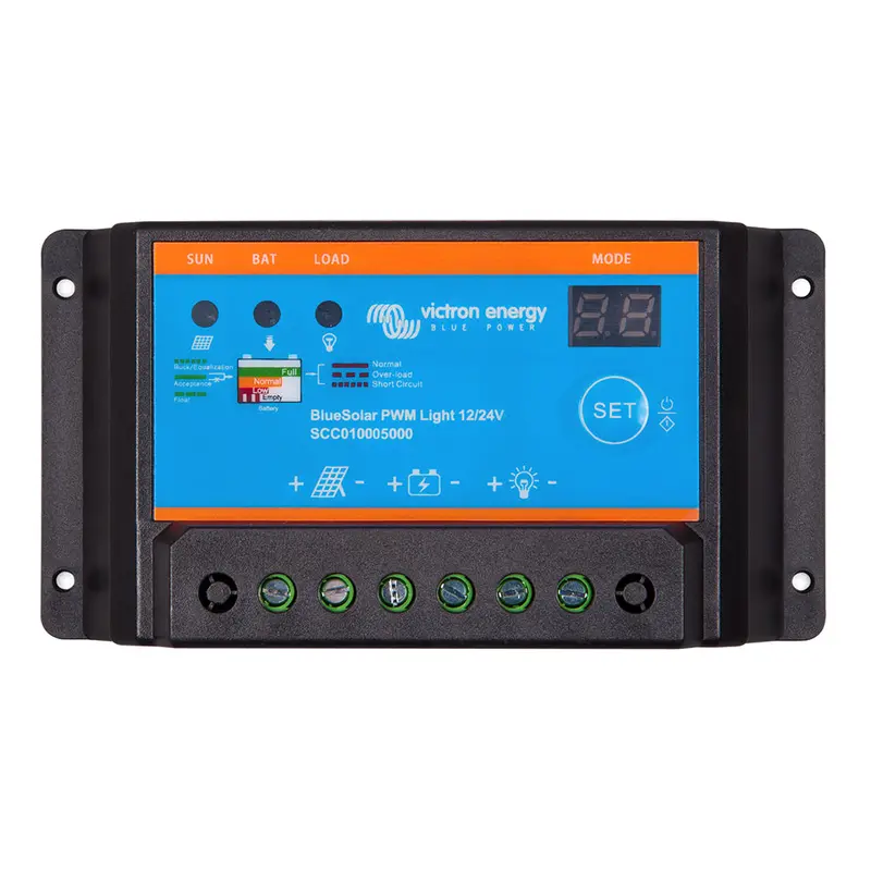 Victron Bluesolar Pwm-Light Charge Controller – 12V/24V, 20A Entry-Level Solar Regulator 1