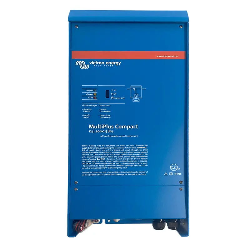 Victron Multiplus Compact 12V 2000Va Inverter/Charger, 80A Charger, 120V Output, Ul-Certified 1