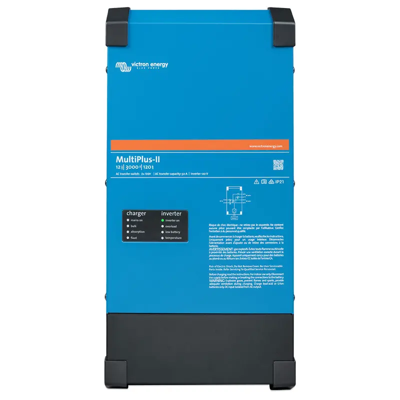 Victron Multiplus-Ii 12V 3000Va Inverter/Charger – Dual 120V Output, Ul Listed – Model Pmp122305102 1