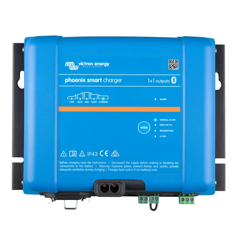 Victron Phoenix Smart Ip43 Charger 24V 25A (1+1 Output) – Wide-Range Ac Input – Model Psc242551095 1
